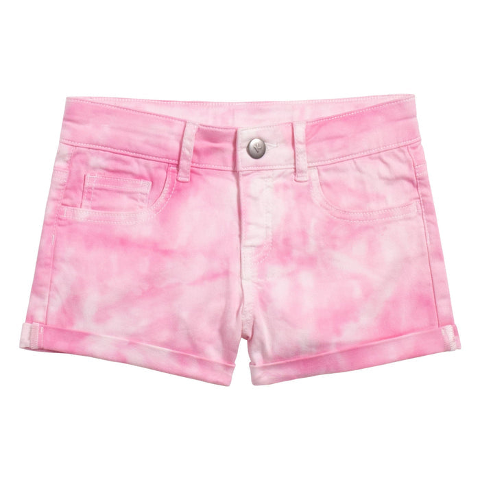 Pink Tie Dye Cuffed Short
