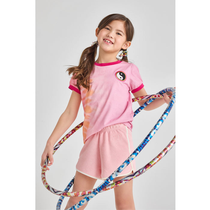 Pink Tie-Dye Yin Yang T-Shirt
