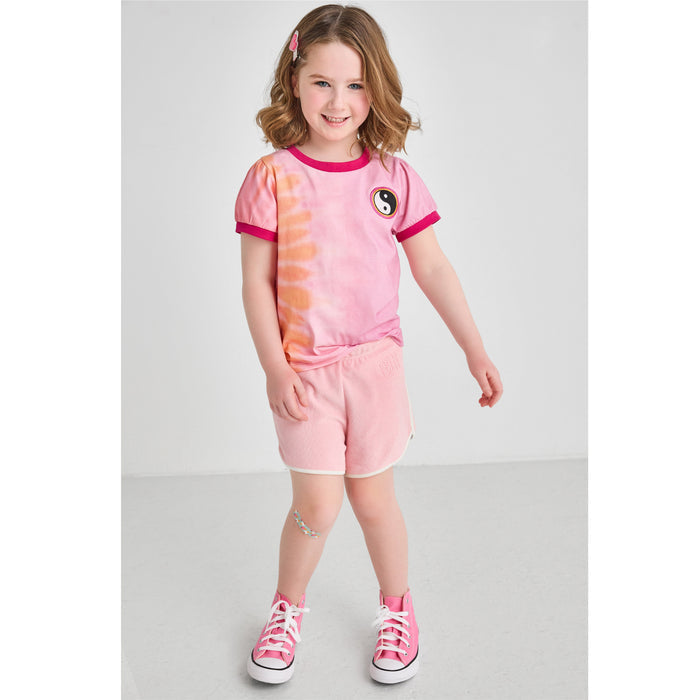 Pink Tie-Dye Yin Yang T-Shirt