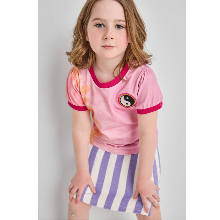 Pink Tie-Dye Yin Yang T-Shirt