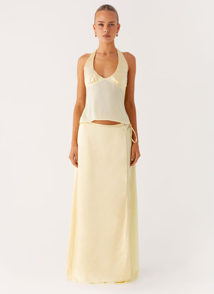 Pollie Halter Top - Yellow