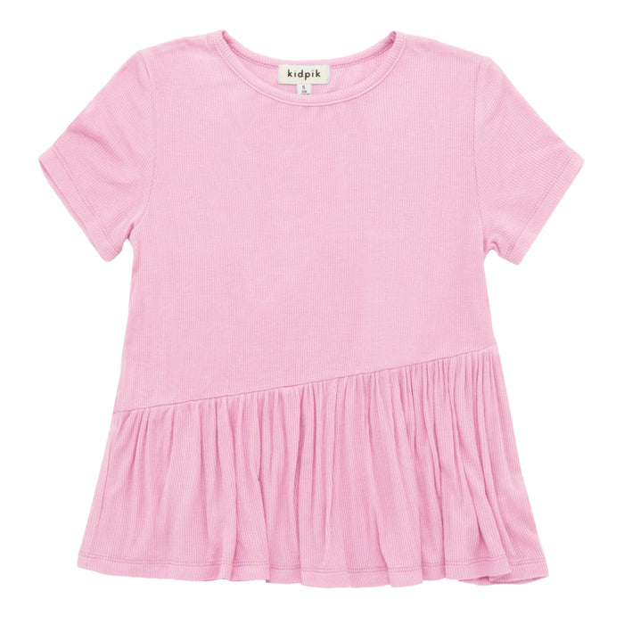 Prism Pink Ribbed Coco Top