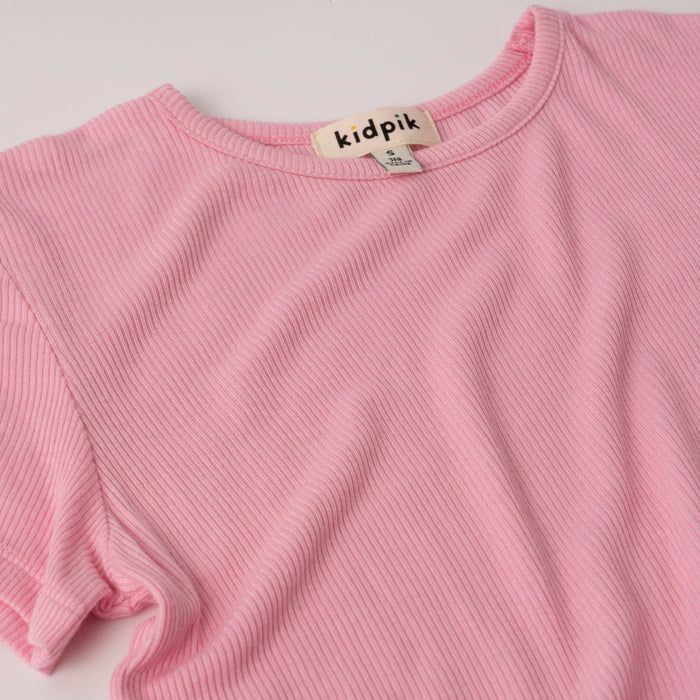 Prism Pink Ribbed Coco Top