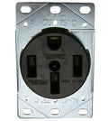 Progressive Industries 50 Amp Female RV Receptacle RV-14-50DRF - Front View | United RV Parts