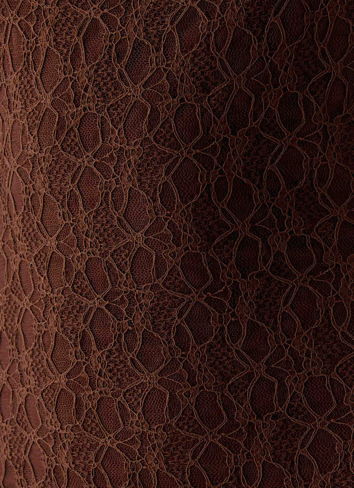 Promise Me Lace Maxi Dress - Chocolate