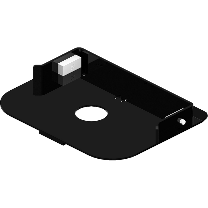 Black Steel PullRite 3365 Multi-Fit Capture Plate - Angled View | United RV Parts