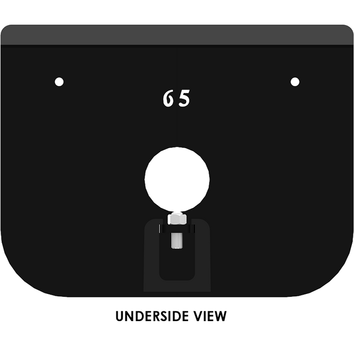 PullRite 3365 Capture Plate - Underside View with Model 65 Marking | United RV Parts