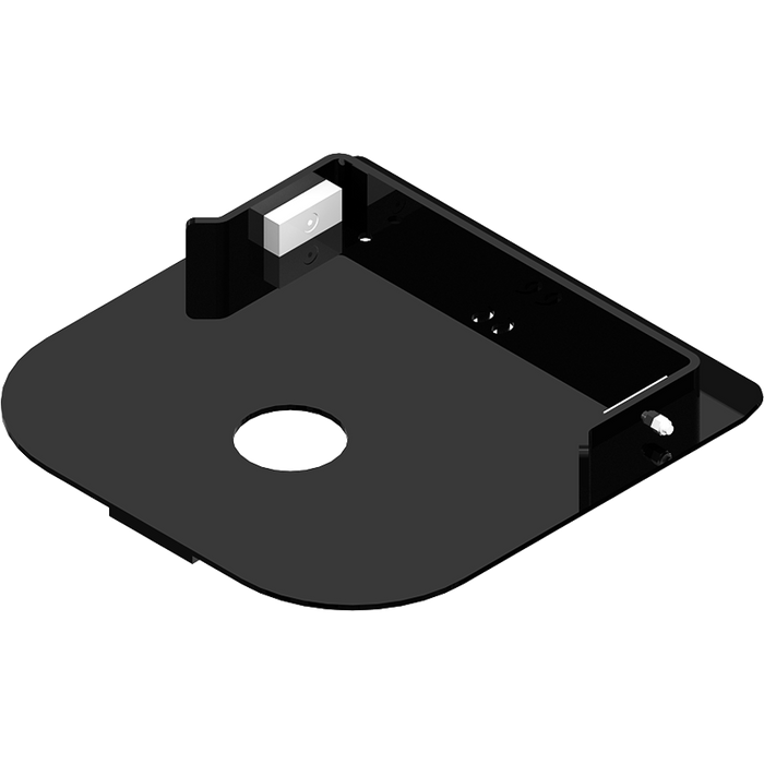 Black Steel PullRite 3366 Multi-Fit Capture Plate - Isometric View | United RV Parts