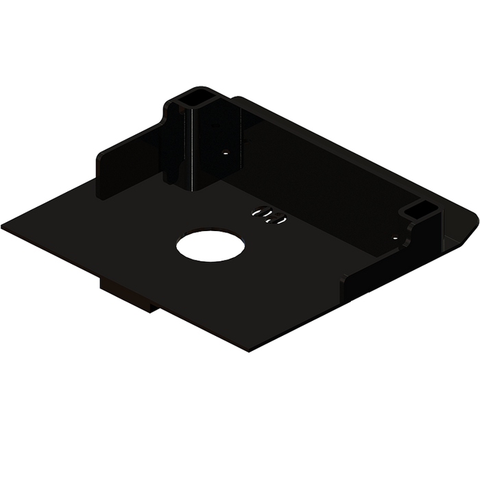 Black Steel PullRite 331760 Quick Connect Capture Plate - 3D Isometric View | United RV Parts
