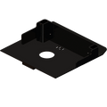 Black Steel PullRite 331760 Quick Connect Capture Plate - 3D Isometric View | United RV Parts