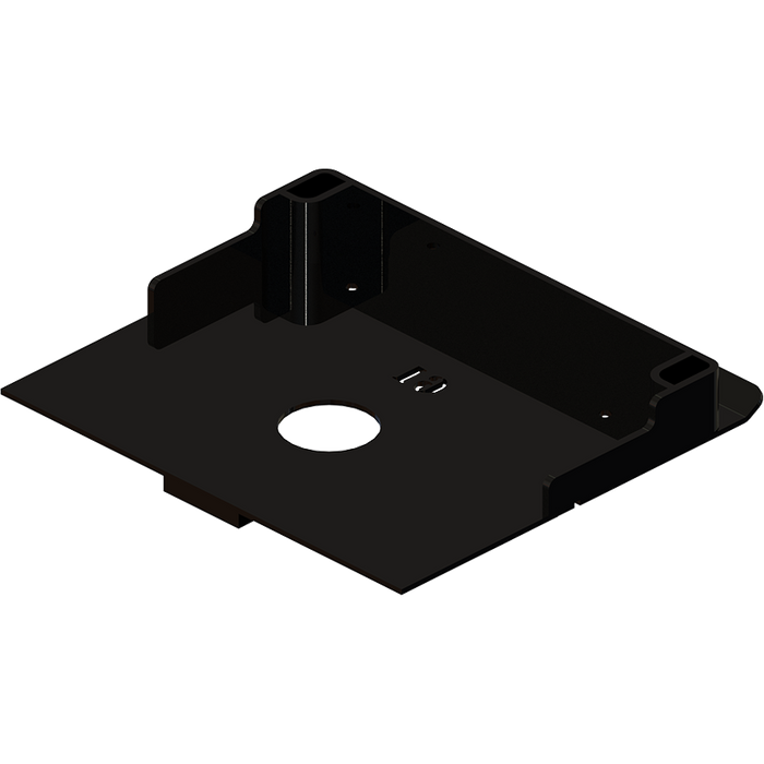 Black Steel Quick Connect Capture Plate 331761 for Trailair Flex Air - Isometric View | United RV Parts