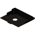 Black Steel Quick Connect Capture Plate 331761 for Trailair Flex Air - Isometric View | United RV Parts