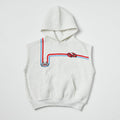 Racecar Sleeveless Hoodie
