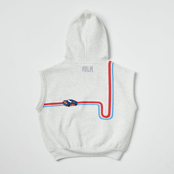 Racecar Sleeveless Hoodie