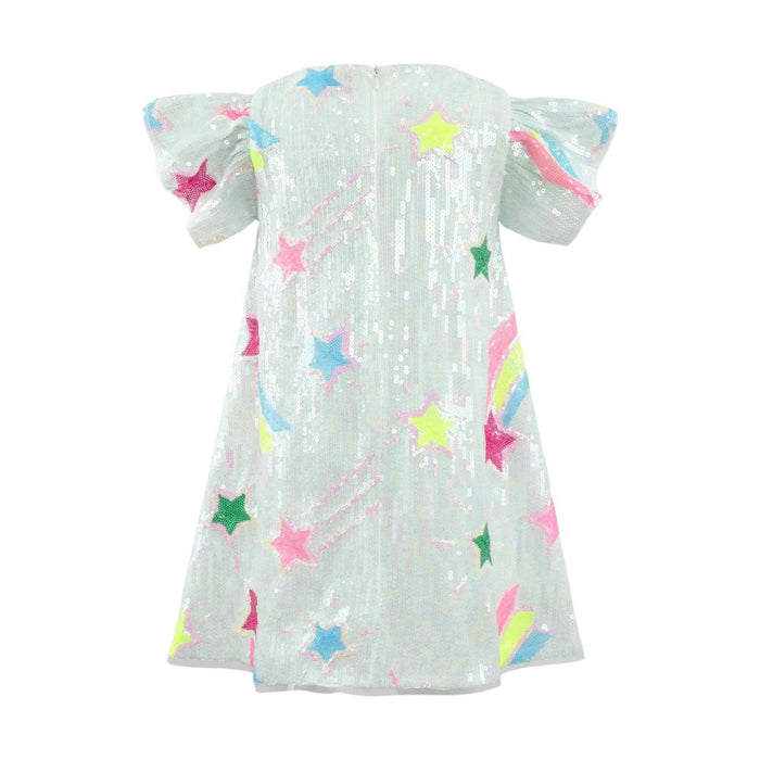 Rainbow Shooting Star Sequin Dress