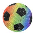 Rainbow Soccer Ball Sticker