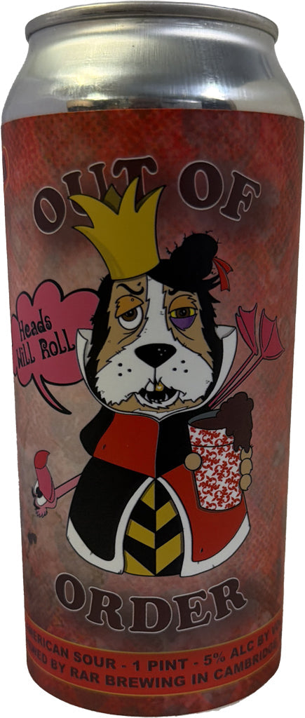 RAR Brewing Out Of Order Series: Heads Will Roll Smoothie Sour 16oz Can