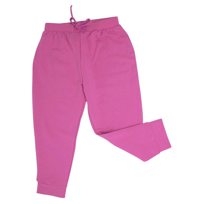 Raspberry French Terry Bamboo Crew Neck Jogger Set (Infant)