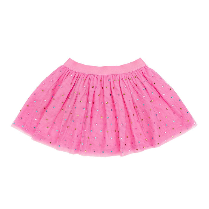 Raspberry Rhinestone Tutu Skirt (Infant)