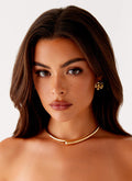 Raven Necklace Gold 3 Peppermayo