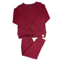 Rhubarb French Terry Bamboo Crew Neck Jogger Set (Infant)