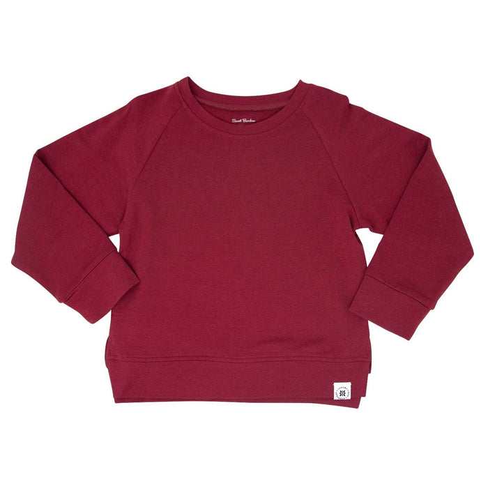Rhubarb French Terry Bamboo Crew Neck Jogger Set (Infant)