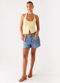 Roland Denim Shorts Blue 6 Peppermayo