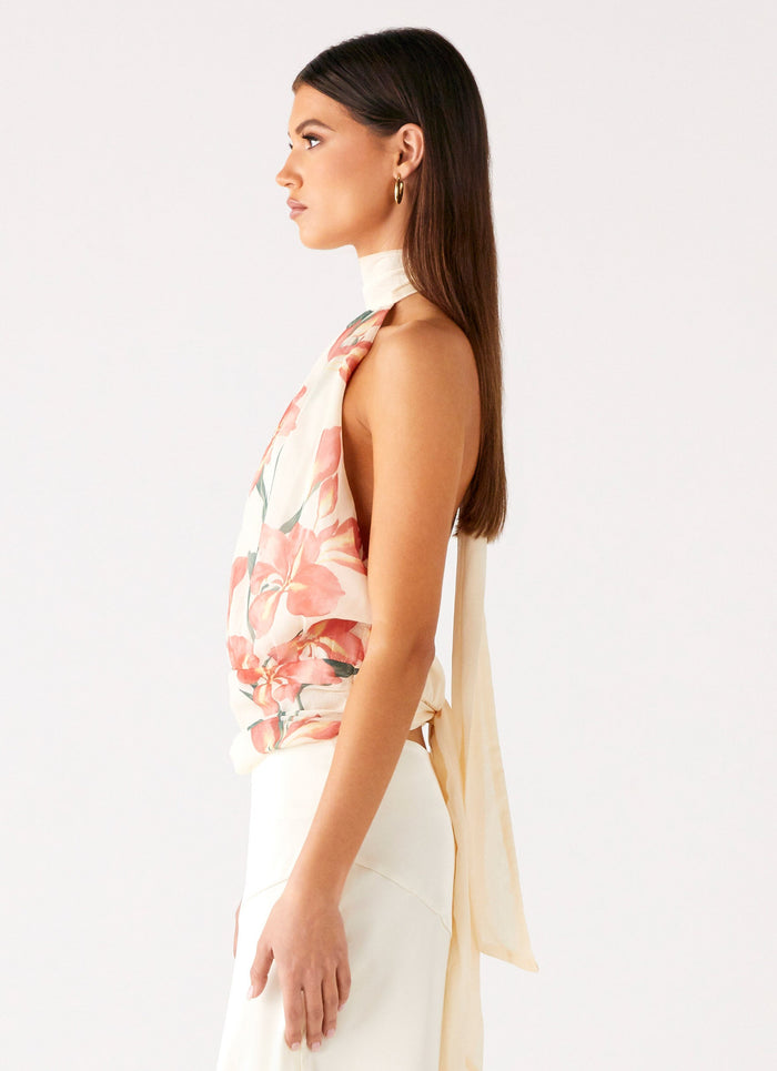 Romelia Halter Top - Siena Floral