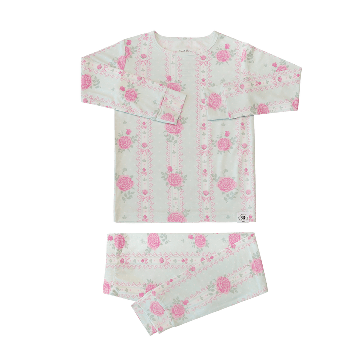 Roses and Lace Bamboo Pajama Set