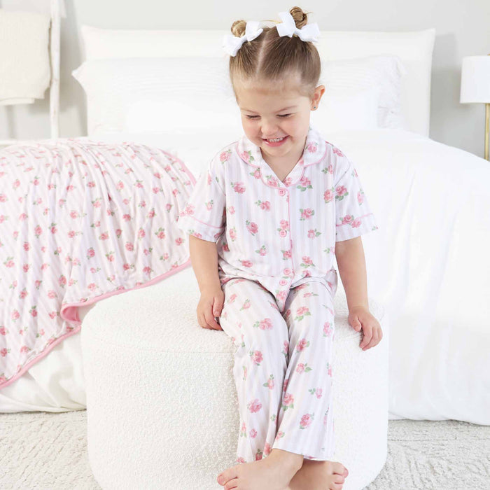 Rosy & Cozy Two Piece Flare Lounge Set