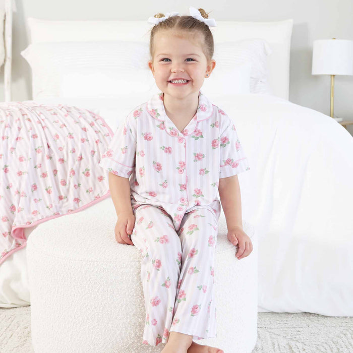 Rosy & Cozy Two Piece Flare Lounge Set