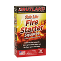 Rutland Safe Lite Fire Starter Squares 24-Count Box - Front View | United RV Parts