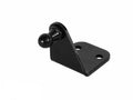 Black Steel Gas Prop Bracket 1" Offset - Angled View | United RV Parts