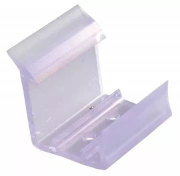 Clear Plastic RV Wardrobe Sliding Mirror Door Catch H527 - Isolated Front View | United RV Parts