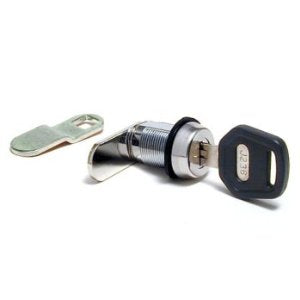 Chrome RV Designer L547 Keyed Lock Assembly - Side Angle | United RV Parts