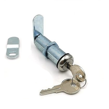 Chrome RV Designer L550 Baggage Door Lock - Side Angle with Keys | United RV Parts