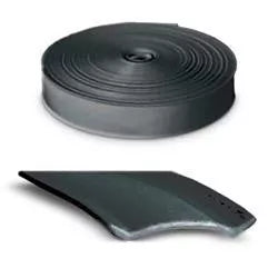 Black Vinyl RV Trim Insert E329 Roll and Profile Detail - Product View | United RV Parts