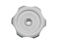 White Plastic RV Window Crank Knob H717 - Top View | United RV Parts