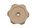 Beige Plastic RV Window Crank Knob Front View - RV Designer H719 | United RV Parts