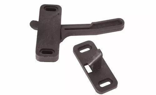 Black RV Designer E295 Screen Door Latch Right Hand - Product View | United RV Parts