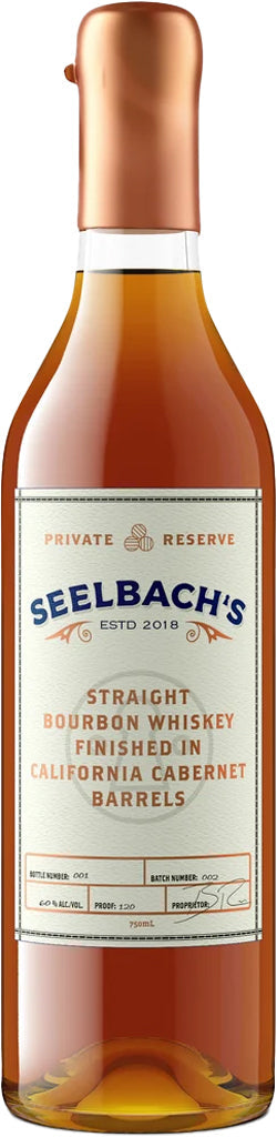 Seelbach's Private Reserve California Cabernet Barrel Finish Bourbon Whiskey 750ml