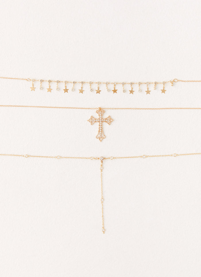 Sinner Multi Necklace - Gold