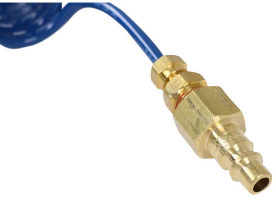SMI 6296 Air Jumper Brass Male Barbed End Detail - Spartan RV Chassis Brake Line | United RV Parts