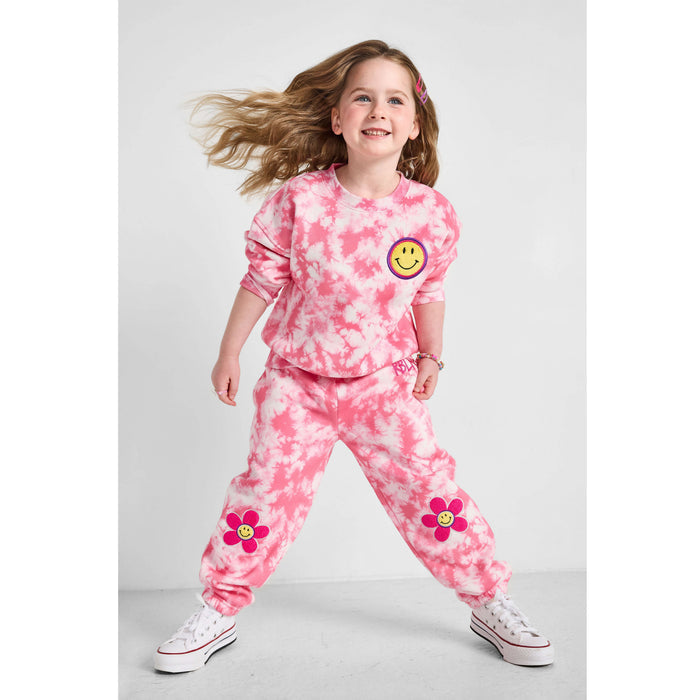 Smiley Tie-Dye Joggers