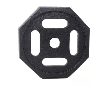 Black Plastic RV Jack Base Pad - Top View | United RV Parts