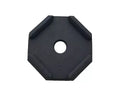 Black Rubber SnapPad BF Single 9" RV Jack Pad for 7" Square Jacks - Top View | United RV Parts