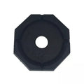 Black SnapPad Mini Single RV Jack Foot Pad - Top View | United RV Parts