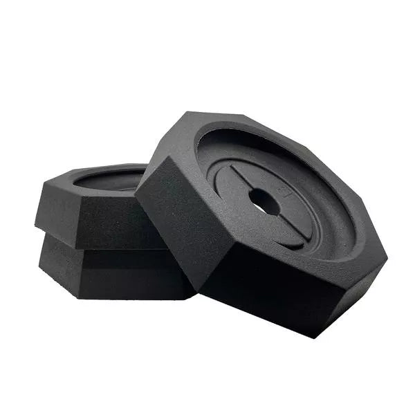 Black Rubber SnapPad Prime RV Leveling Pads 3-Pack - Stacked View | United RV Parts