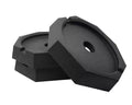 Black Polymer SnapPad Rival Jack Pads - Angled View | United RV Parts