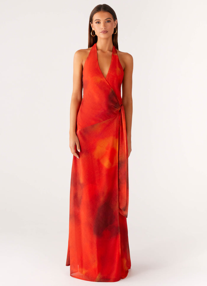 So Chic Maxi Dress - Scarlet Blur